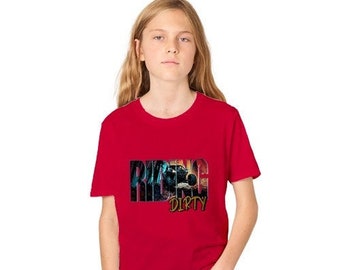 Riding UTV Offroad Shirt SXS Off Road Side by Side Ride ATV Classic Kids Crewneck T-shirt