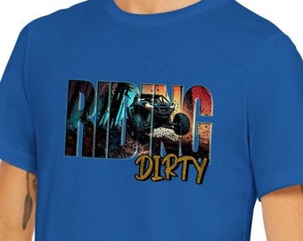 Riding Offroad Shirt UTV Side by Side SXS Off Road Dirt Side x Side Ride ATV Trail Premium Unisex Crewneck T-shirt