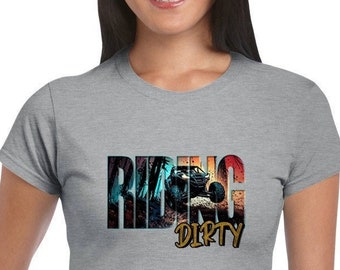 Riding Offroad Shirt UTV Side by Side SXS Off Road Dirt Side x Side Ride ATV Trail Classic Women's Crewneck T-shirt