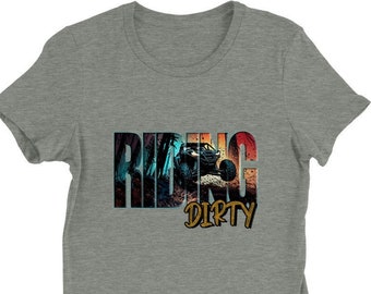 Riding Offroad Shirt UTV Side by Side SXS Off Road Side x Side Ride ATV Trail Premium Women's Crewneck T-shirt