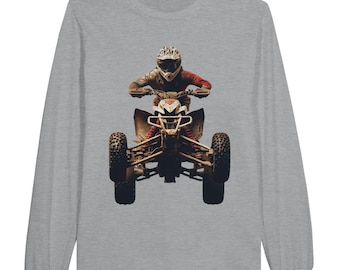 Camiseta de ATV de cuatro ruedas / Camiseta de motociclista todoterreno / Camiseta de motocross / Ropa de conducción por senderos / Camiseta clásica unisex de manga larga