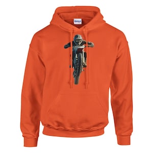 Dirt Bike Hoodie | Offroad Motorcycle Rider Pull Over | Motocross Shirt | Trail Riding | Classic Unisex Pullover Hoodie