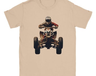 ATV Four Wheeler  T-Shirt | Offroad Motorcycle Rider Tee | Motocross Shirt | Trail Riding Apparel | Classic Unisex Crewneck Tshirt