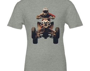 ATV Four Wheeler T-Shirt | Offroad Motorcycle Tee | Motocross Shirt | Trail Riding Apparel | Premium Unisex Crewneck Tshirt | Bella+Canvas