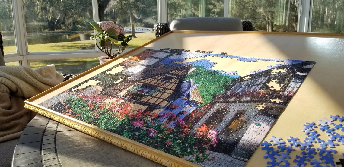 Premium Hardwood 1000 Piece Jigsaw Puzzleboard Customizable Etsy