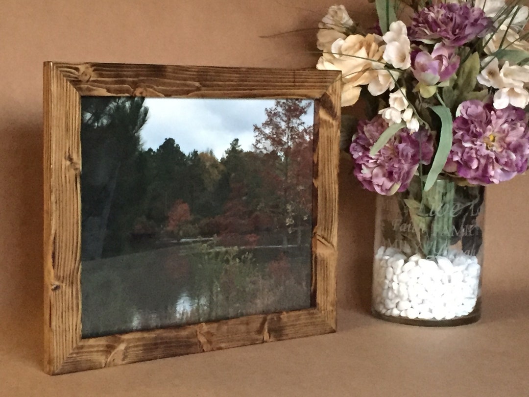 11x14 Rustic Frame Picture Frame Cabin Decor Family Picture Etsy