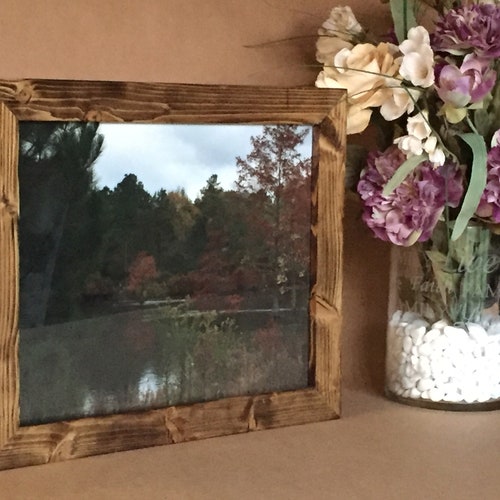 Barnwoodusa Rustic Open 3 Inch Wide Picture Frame no Glass Etsy