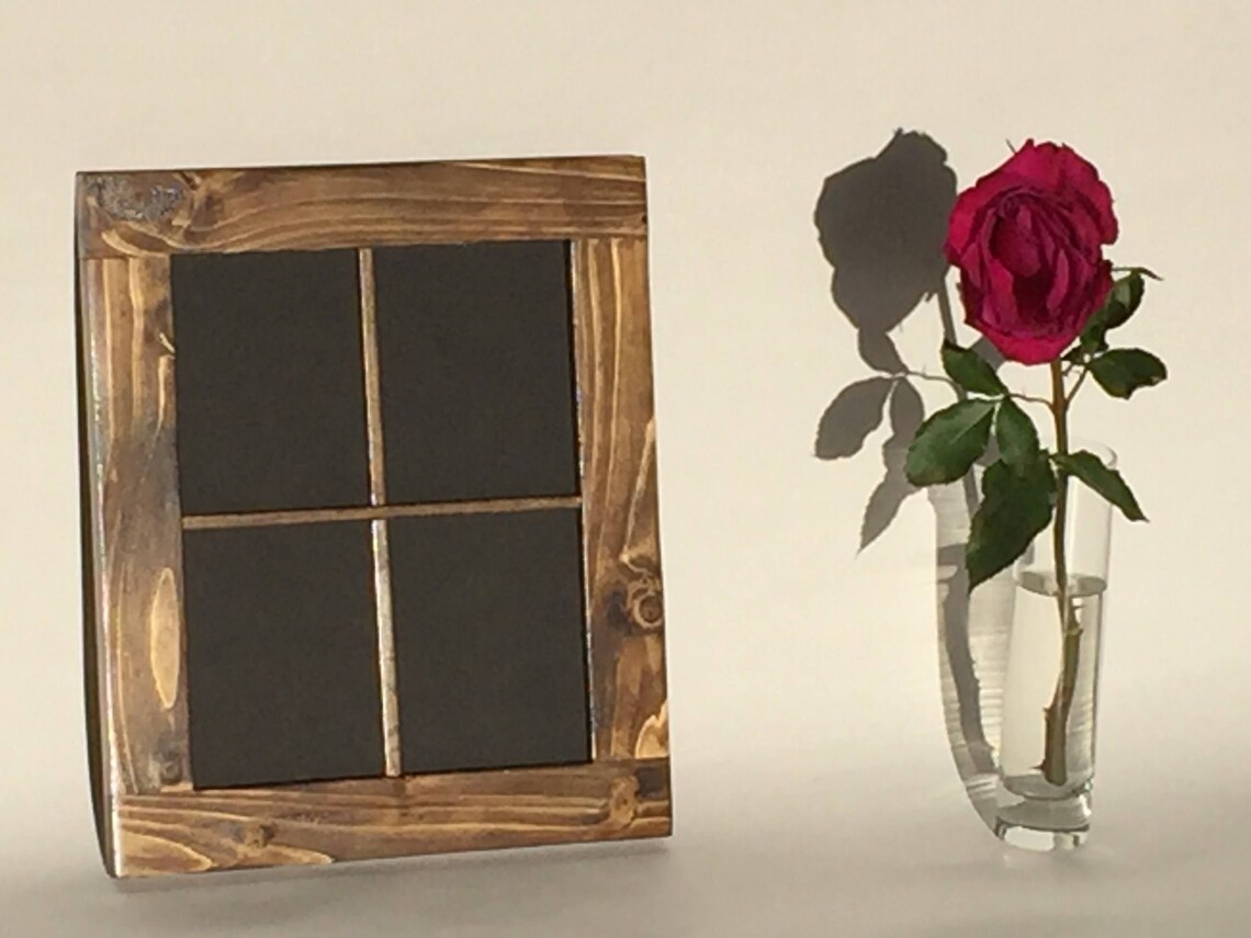 8x10 Distressed Rustic Window Picture Frame 4 Paned Window - Etsy