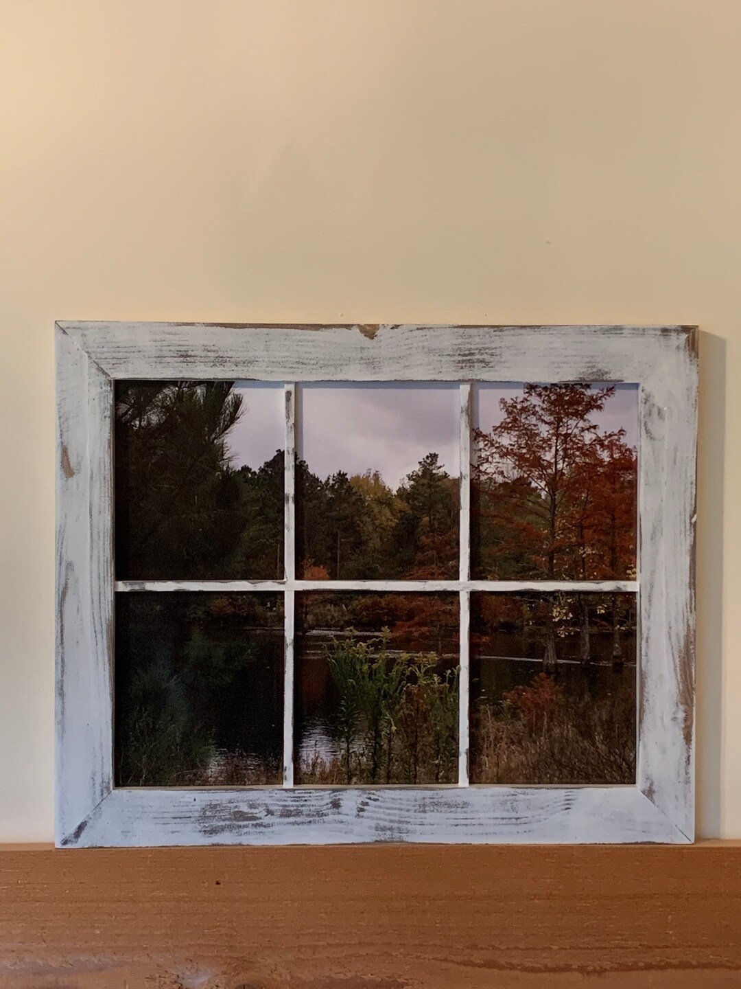 11x14 Rustic Window Picture Frame, Window Picture Frame, Farmhouse