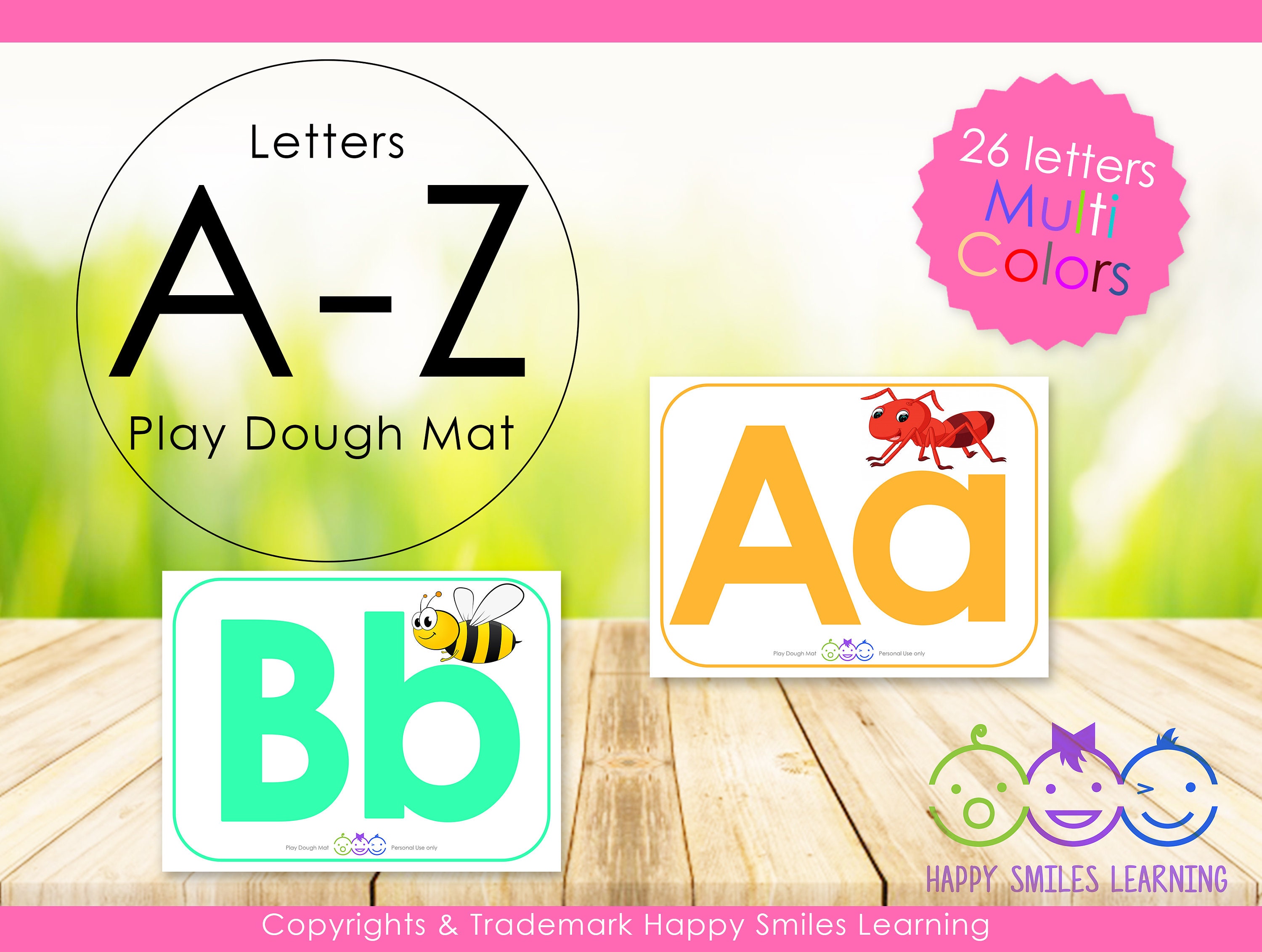 Printable Playdough Mat Package 26 Playdough Mats Instant | Etsy