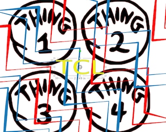 Thing SVG | Thing Cut File | Thing 1 | Thing 2 | Thing 3 | Thing 4
