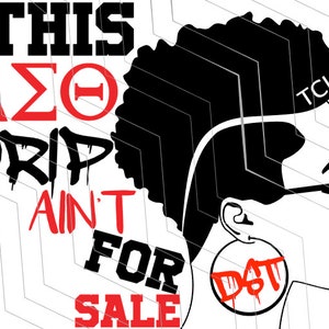Delta Sigma Theta SVG- Digital File- DST DRIP