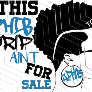 Zeta Phi Beta SVG- Digital File- ZPHIB DRIP