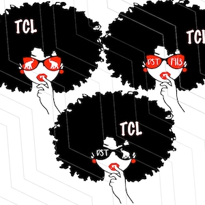 Delta Sigma Theta SVG- Digital File- AU NATURAL - 3 Options