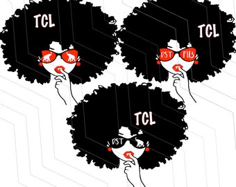 Delta Sigma Theta SVG- Digital File- AU NATURAL - 3 Options