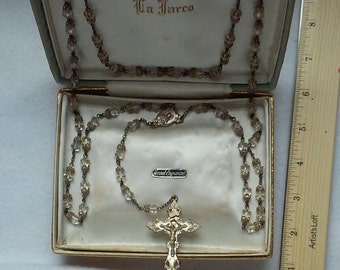La Jarco sterling silver rosary