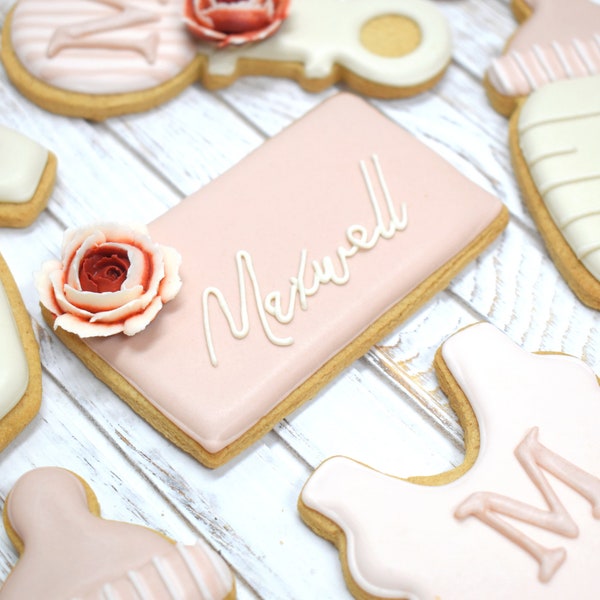 Baby Girl Shower Cookies Etsy