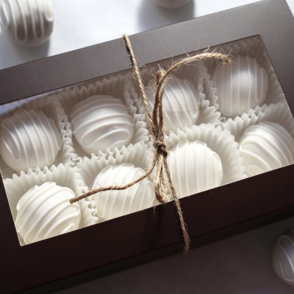 Apricot BonBons/Creams - 8 to 32 Piece Options - Gift Box(s) with Ribbon