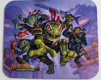 Hearthstone Murlocs fabric print-mousepad, signed by the official artist!