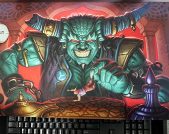 Juzam Djinn MTG Playmat - Etsy