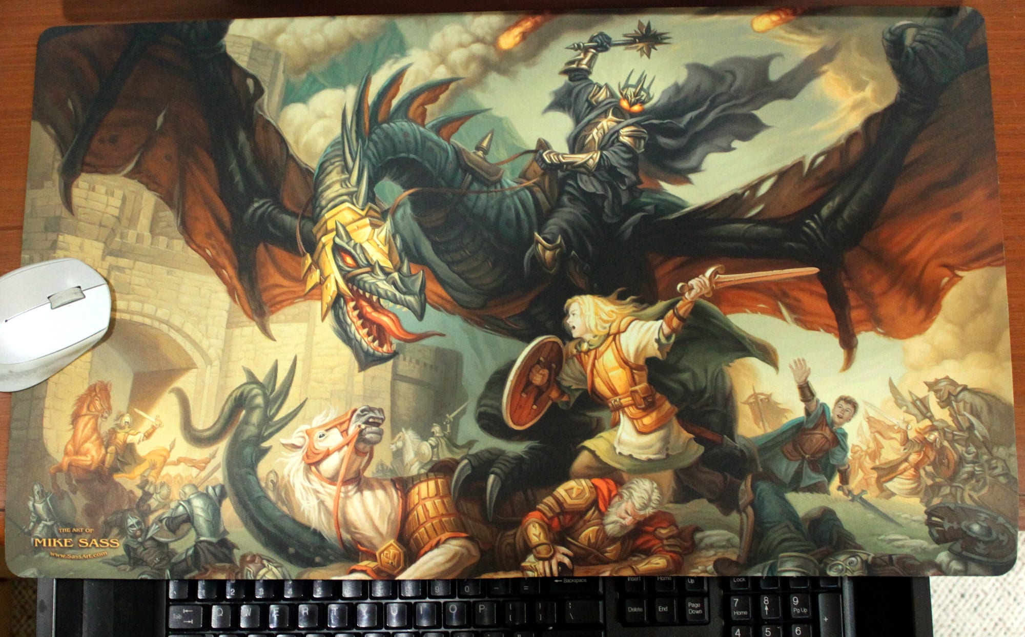 Éowyn and the Witch King Desk Mat UPDATE This Item is Etsy
