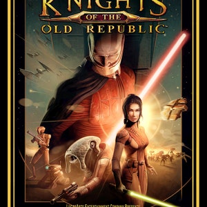 Limited Edition Gold Foil &quot;Star Wars KOTOR&quot; print sold by original artist!