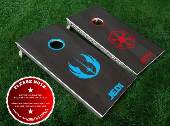 star wars cornhole boards