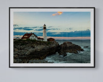 Lighthouse Print - Portland Head Light - Portland, Maine