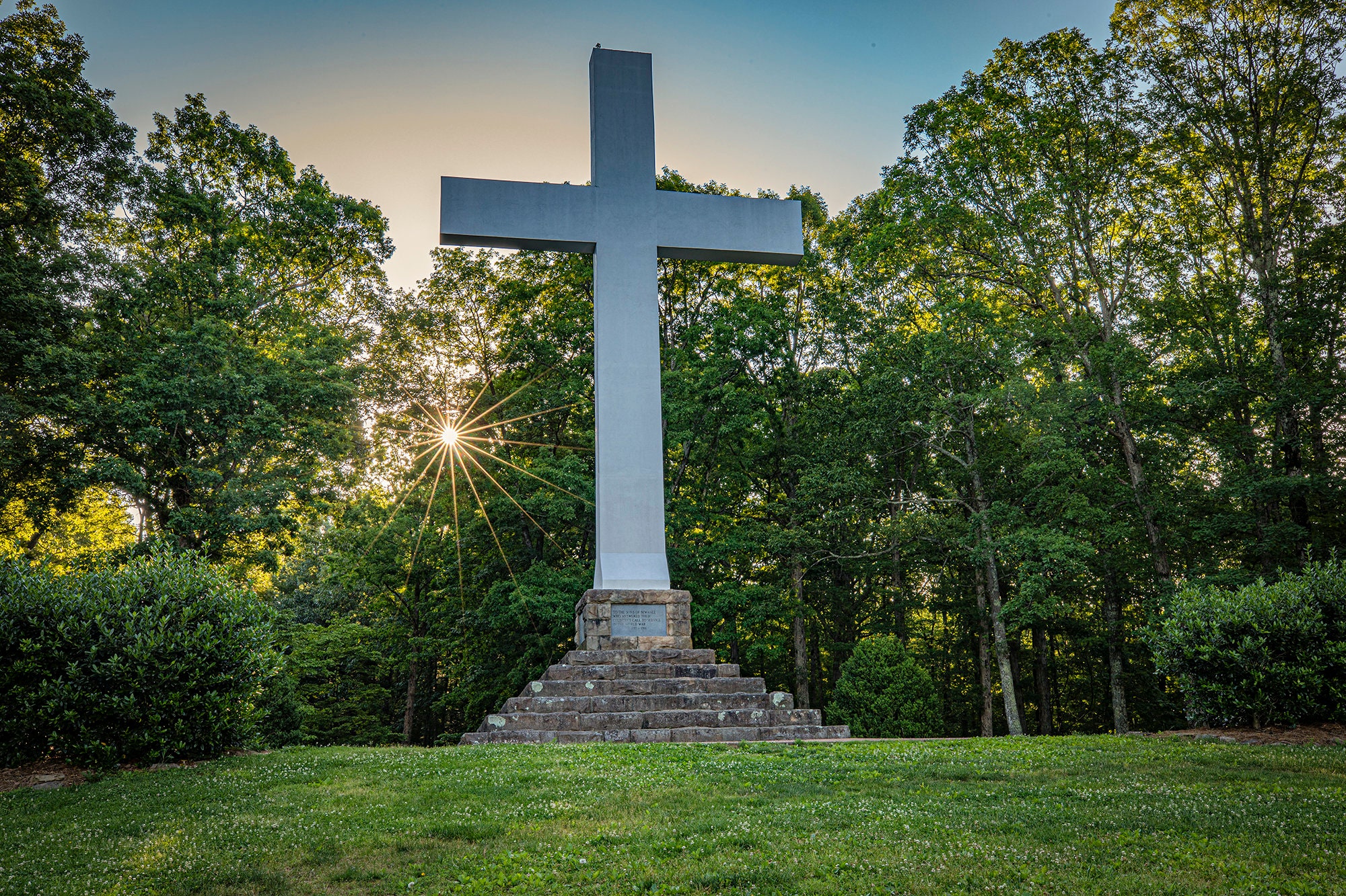 sewanee-cross-print-sewanee-tennessee-au-lever-du-soleil-etsy-france