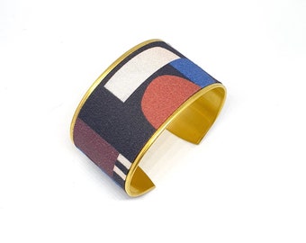 Wide cuff bracelet -Eva-