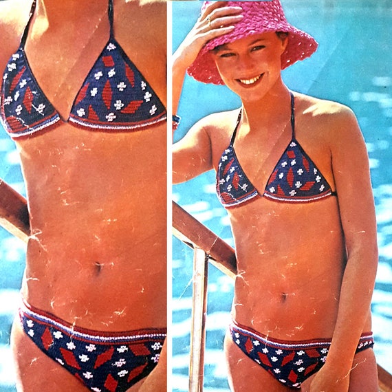 70s style bikinis