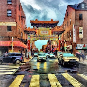 Philadelphia Print, Chinatown Philadelphia Photo, Philadelphia Art, Philadelphia Photograph, 10th & Arch Street, Fine Art Photography Print