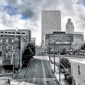 Winston-Salem Print, Winston-Salem North Carolina Wall Art, Winston Tower, RJR Building, Fine Art Photography, Winston Salem Art Print,