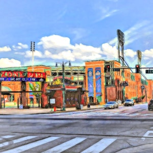Autozone Park Memphis, Memphis Redbirds, BB King Blvd Memphis, Memphis Cityscape, Memphis Street Art, Tennessee Print, Fine Art Photography