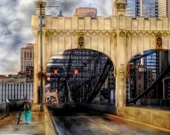 Pittsburgh Smithfield Bridge Print, Fine Art Photography