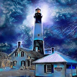 Tybee Island lighthouse Print, Tybee Island Light Savannah Georgia, Tybee Island Art, Lighthouse Wall Art, Fine Art Photography, Lighthouse