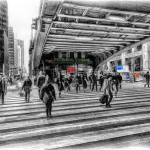 New York City, Grand Central Station, Grand Central Terminal, Pershing Square, Fine Art Photography, New York City Photograph, Wall Art