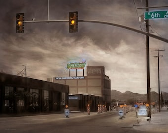 Tucson Arizona Street Photography Art Print, 6th Ave Fine Art