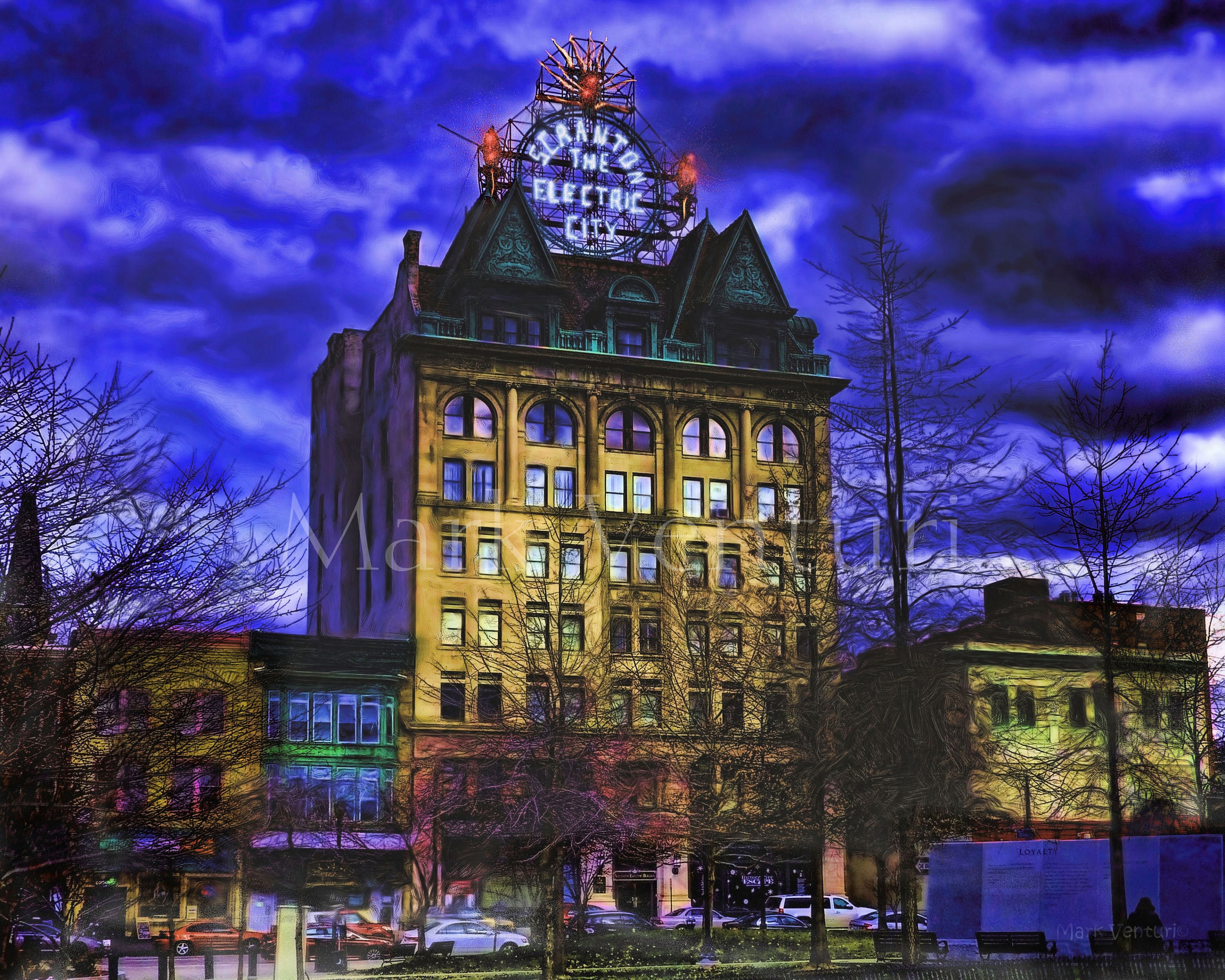 Scranton the Electric City Scranton Print Scranton PA Fine pic