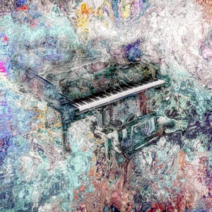 Abstract Piano Print, Music Art Print, Abstract Music Room Print, Piano Art Print, Fine Art Photography, Piano Wall Art, Musician Wall Art