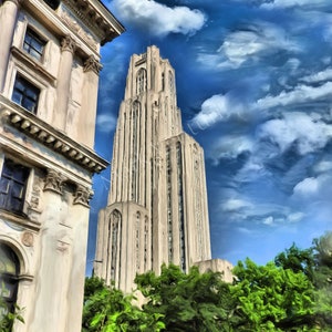 Cathedral Of Learning Pittsburgh Print, Pittsburgh Pennsylvania, University Of Pittsburgh, Fine Art Photography, Pittsburgh Giclée Print
