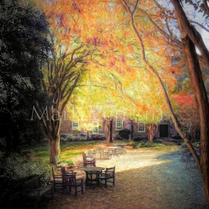 Salem College Print, Winston-Salem Print, Old Salem Print, Winston-Salem Wall Art, Fine Art Photography, North Carolina Art Print,
