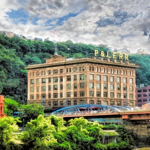 Pittsburgh Print, Pittsburgh Railroad Station Print, Pittsburgh Skyline Print, Fine Art Photography, Pittsburgh Wall Art, Pittsburgh Art