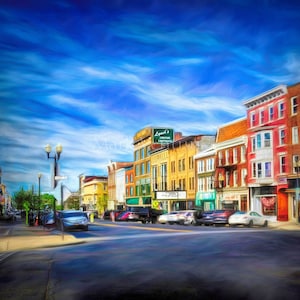 Geneva NY Print, Geneva New York Fine Art Print, Fine Art Photography,  Finger Lakes Wall Art, Geneva New York Street Scene, Seneca Lake