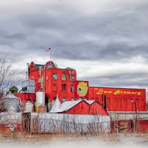 Lion Brewery Wilkes-Barre PA, Lion Brewery, Brewery Print, Fine Art Photography, Beer Wall Art, Man Cave, Wilkes-Barre, Beer Print