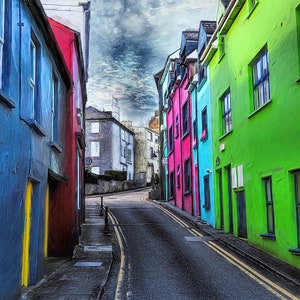 Kinsale Ireland Print, Kinsale Streets Print, Fine Art Photography, Kinsale Wall Art, Kinsale Ireland Photograph, Ireland Art, Kinsale Decor