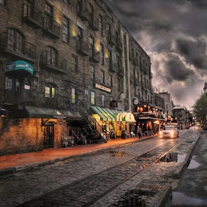 Savannah Georgia, Savannah GA Photograph River Street, Fine Art Photography, Savannah River Front Historic District Fine Art Print, Giclée