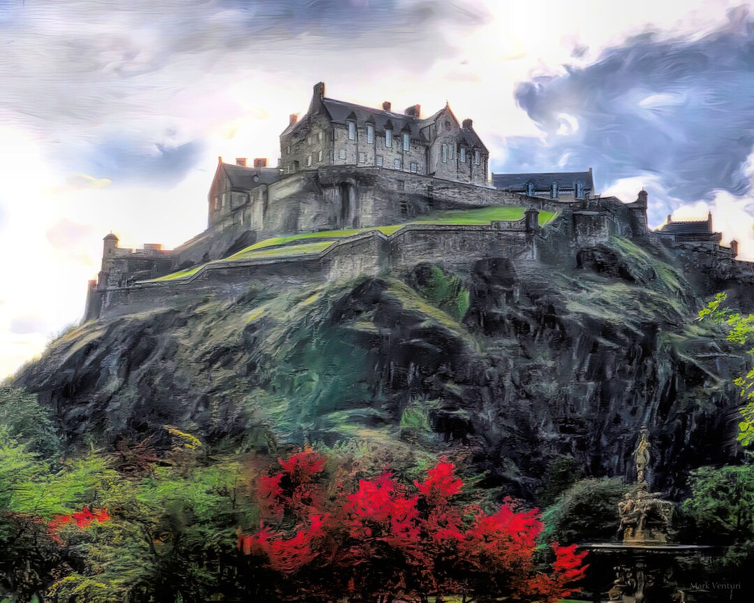 Edinburgh Castle Print, Scotland Fine Art Photography - Etsy
