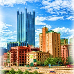 Pittsburgh Print, Pittsburgh Art, Pittsburgh Skyline Print, Pittsburgh Wall Art, Pittsburgh Fine Art Photography, Pittsburgh Office Art
