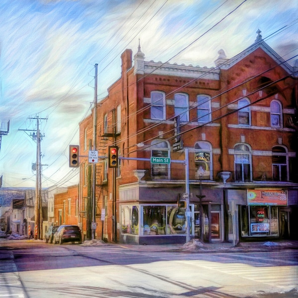 Bloomsburg PA, Main Street, Bloomsburg Print, Wall Art, Fine Art Photography, Small Town Art, Bloomsburg Pennsylvania Fine Art Print